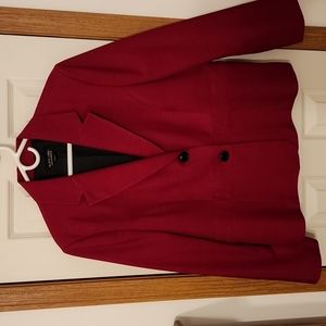 Red women's suit jacket